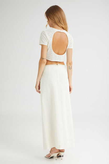 The Vanilla Drip Cropped Top