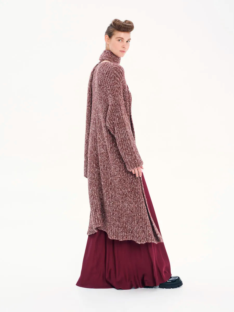 Vintage Mood Oversized Cardigan