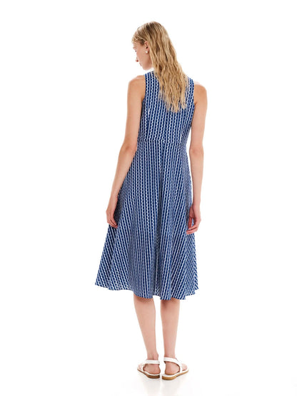 Zero Waste Midi Sleeveless Dress